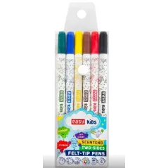 PISAKI ZAPACHOWE DWUSTRONNE SPIERALNE 6 KOLORÓW EASY STATIONERY