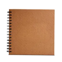 ALBUM DO SCRAPBOOKINGU NA SPIRALI BRĄZOWY 30 KARTEK HAPPY COLOR