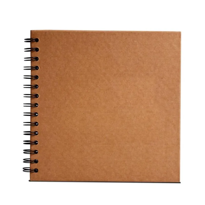 ALBUM DO SCRAPBOOKINGU NA SPIRALI BRĄZOWY 30 KARTEK HAPPY COLOR