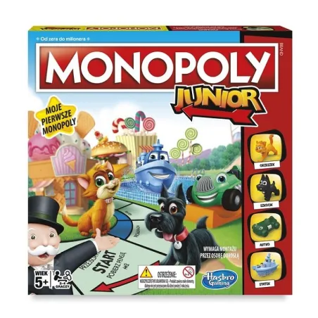 MONOPOLY JUNIOR GRA PLANSZOWA 5+