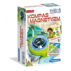 KOMPAS I MAGNETYZM ZESTAW EDUKACYJNY 7+ CLEMENTONI