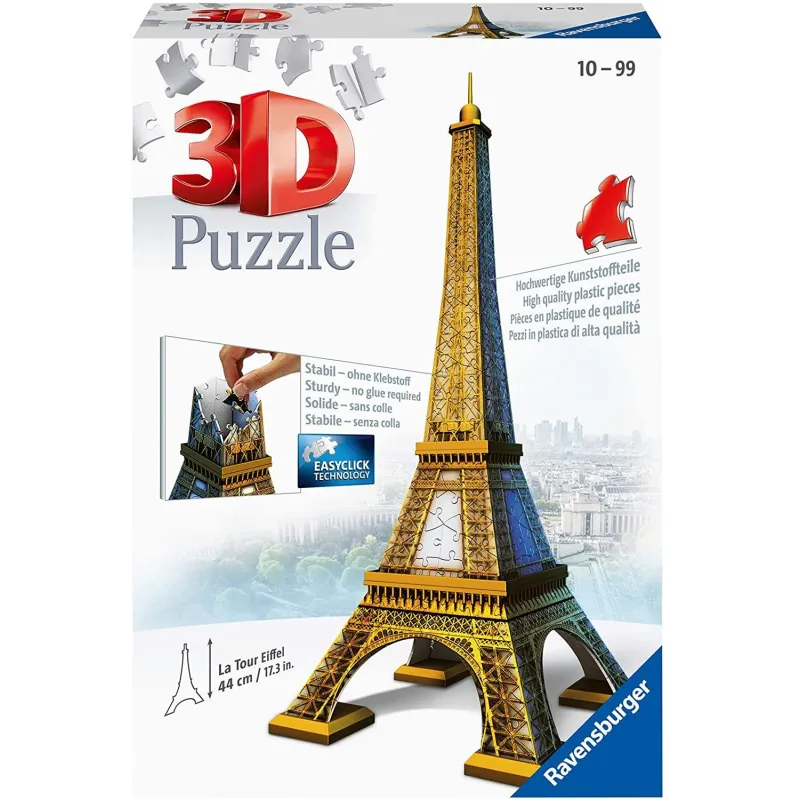 WIEŻA EIFFLA PUZZLE 3D 224 ELEMENTY 10+ - Ravensburger