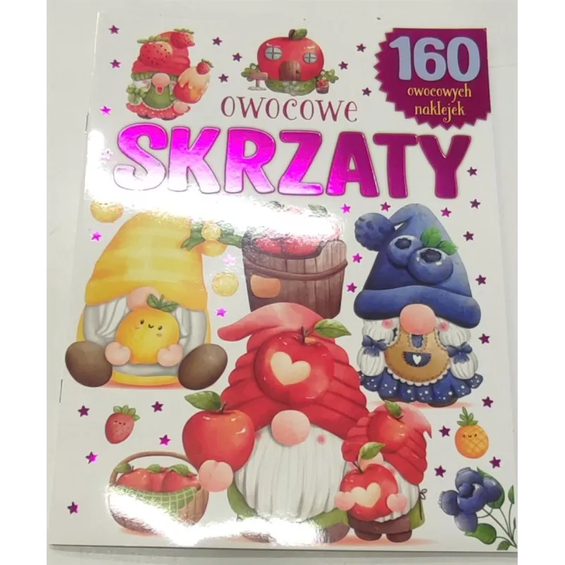 OWOCOWE SKRZATY 160 OWOCOWYCH NAKLEJEK