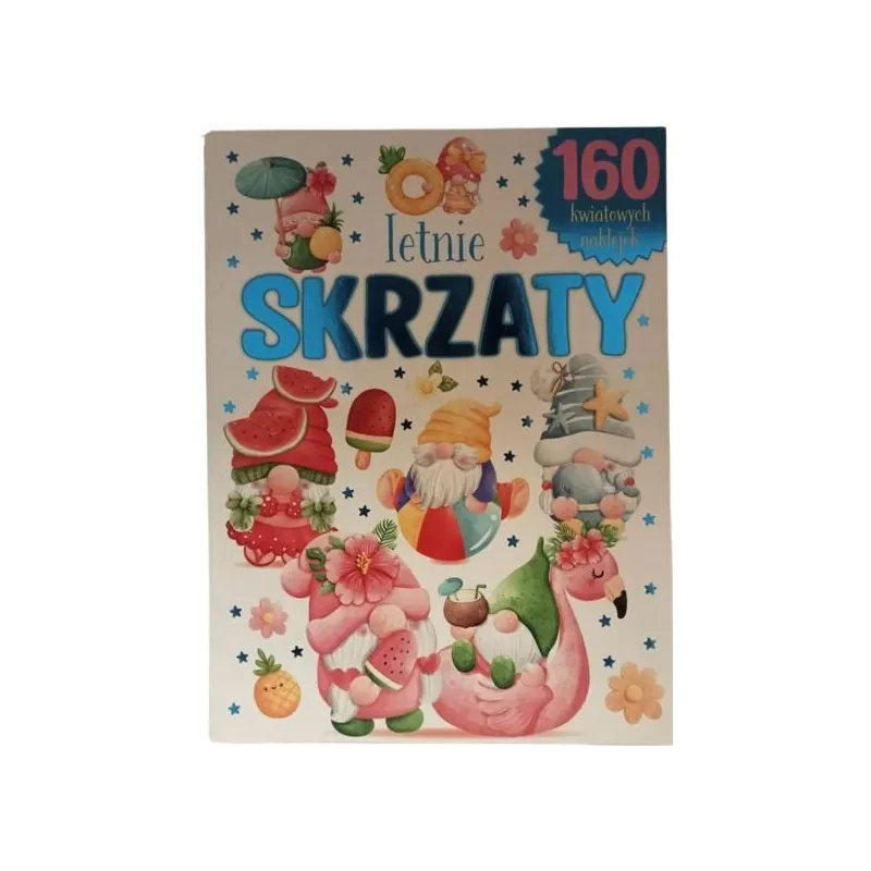 LETNIE SKRZATY 160 KWIATOWYCH NAKLEJEK