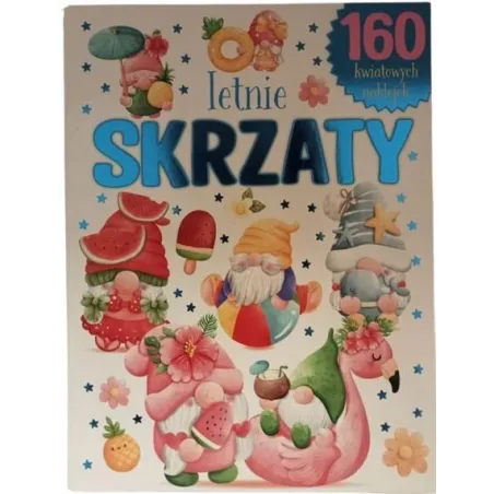 Letnie Skrzaty 160 Kwiatowych Naklejek