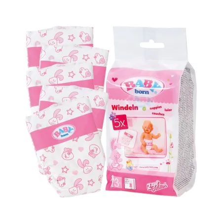 Zestaw Oryginalnych Pieluszek Dla Lalki Baby Born 40-43 Cm Ii Gatunek 3+