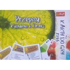 KARTY DO GRY 2 TALIE PRZEPISY KULINARNE I DRINKI - Trefl