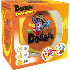 DOBBLE ZWIERZAKI GRA TOWARZYSKA 6+ II GATUNEK