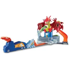 HOT WHEELS TOR SMOCZE WYZWANIE WYRZUTNIA TOR WYŚCIGOWY MATTEL 4+