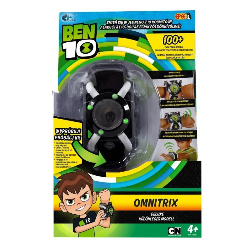 ZEGAREK BEN 10 OMNITRIX DELUXE 4+