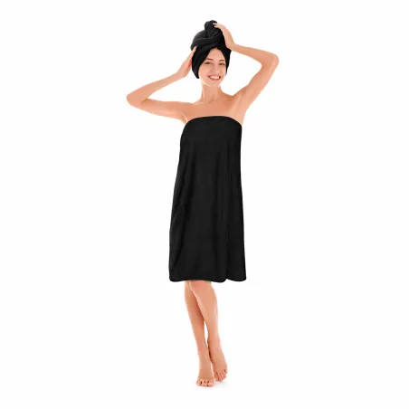 Ręcznik Do Sauny Damski Pareo Active S/M Czarny