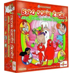 BYŁO SOBIE ŻYCIE: JEDZ BIEGAJ I ROŚNIJ ZDROWO! EDUKACYJNA GRA PLANSZOWA 7+