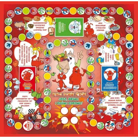 Było Sobie Życie Jedz Biegaj I Rośnij Zdrowo! Edukacyjna Gra Planszowa 7+