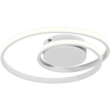 Lampa Sufitowa Plafon Led Lindby Kyron 22W Spiralna Ściemniana Biała