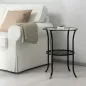 Stolik Kawowy Ikea Klingsbo Metal Szkło Z Półką 49X62 Cm
