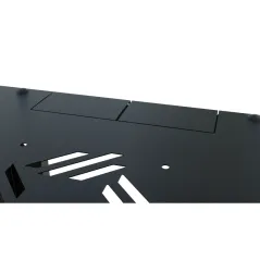 SZAFA SERWEROWA RACK 10 CALI 4U 300 MM WISZĄCA Z SZYBĄ CZARNA STALFLEX S-RC10-4U-300GB