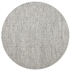 DYWAN WEŁNIANY OKRĄGŁY DO SALONU 160 CM OTAGO SZARO CZARNY INDIE