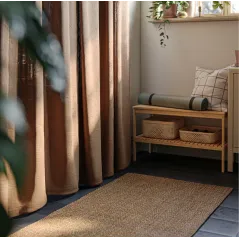 Dywan Ikea Lydersholm 80X150 Cm Zewnętrzny Wewnętrzny Brązowy