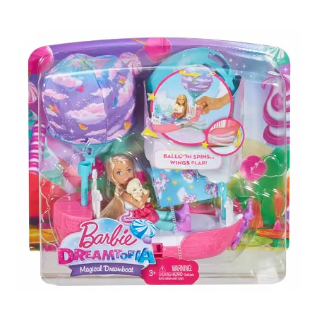 Barbie Chelsea Magiczna Łódka Z Lalką Mattel 3+ Ii Gatunek