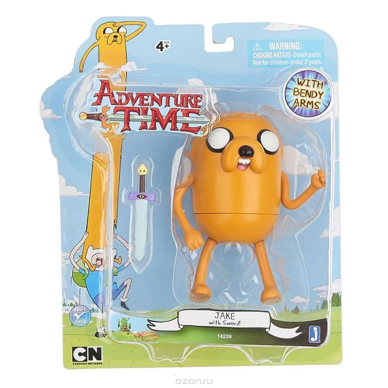 ADVENTURE TIME: FIGURKA Z AKCESORIAMI JAKE  