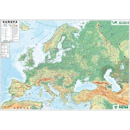 Europa Mapa Ścienna 1 : 10 000 000