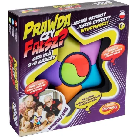 PRAWDA CZY FAŁSZ GRA TOWARZYSKA DUMEL DISCOVERY 8+ - Dumel