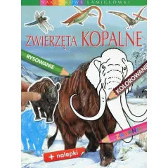 ZWIERZĘTA KOPALNE NAKLEJKOWE ŁAMIGŁÓWKI - Olesiejuk