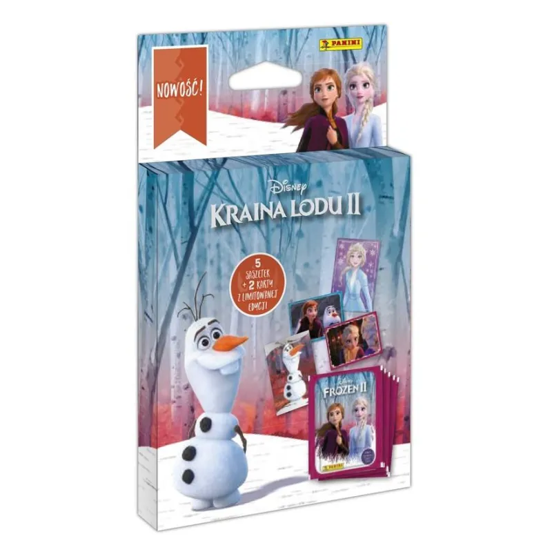 KRAINA LODU 2 NAKLEJKI 5 SASZETEK + 2 KARTY Z LIMITOWANEJ EDYCJI - Panini