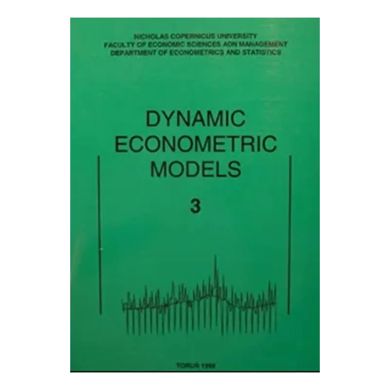 DYNAMIC ECONOMETRIC MODELS 3