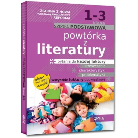 POWTÓRKA Z LITERATURY SZKOŁA PODSTAWOWA KLASA 1-3 Adam Karczewski, Jakub Baczyński - Greg