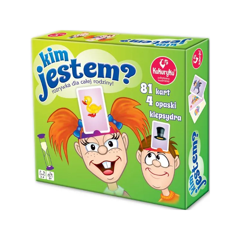 KIM JESTEM? GRA RODZINNA 4+ - Kukuryku