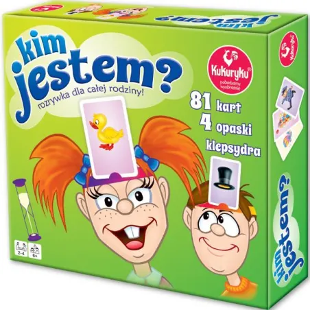 KIM JESTEM? GRA RODZINNA 4+ - Kukuryku