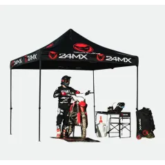 NAMIOT SERWISOWY PADDOCK 24MX EASY-UP 3X3M ZE ŚCIANAMI CZARNY