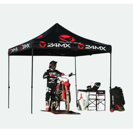 Namiot Serwisowy Paddock 24Mx Easy-Up 3X3M Ze Ścianami Czarny