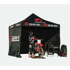 Namiot Serwisowy Paddock 24Mx Easy-Up 3X3M Ze Ścianami Czarny