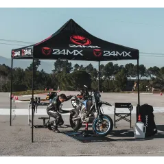 NAMIOT SERWISOWY PADDOCK 24MX EASY-UP 3X3M ZE ŚCIANAMI CZARNY