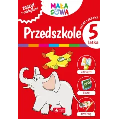 PRZEDSZKOLE 5-LATKA ZESZYT Z NAKLEJKAMI - Dragon