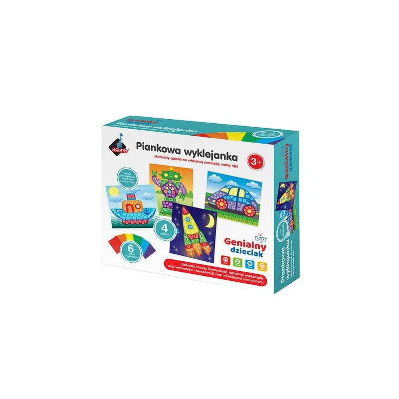 GENIALNY DZIECIAK PIANKOWA WYKLEJANKA ASKATO 3+