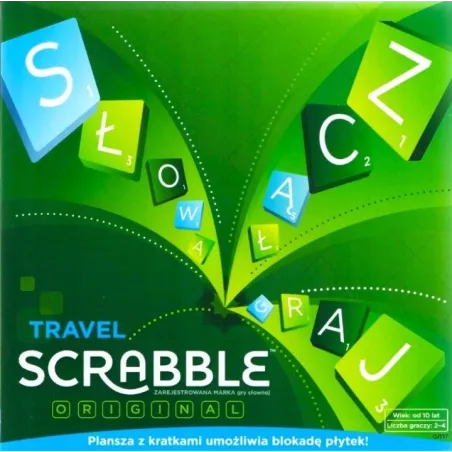 SCRABBLE TRAVEL GRA LOGICZNA 10+