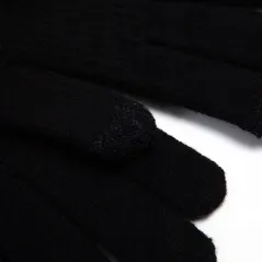 RĘKAWICZKI ZIMOWE MĘSKIE PATRIOTIC CZARNE PIĘCIOPALCZASTE