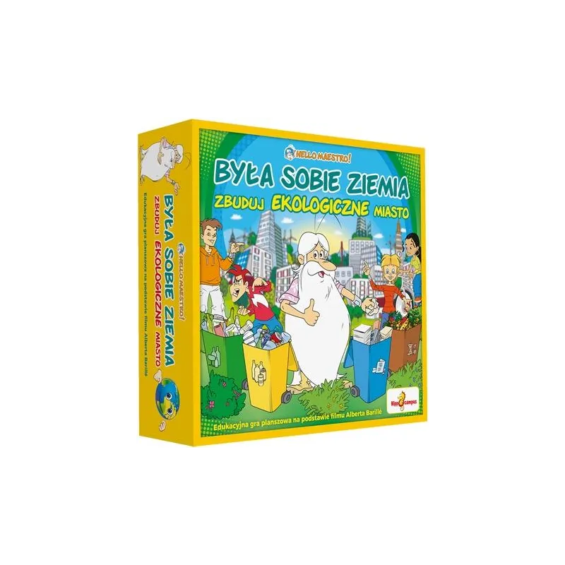 BYŁA SOBIE ZIEMIA ZBUDUJ EKOLOGICZNE MIASTO GRA PLANSZOWA TREFL 7+