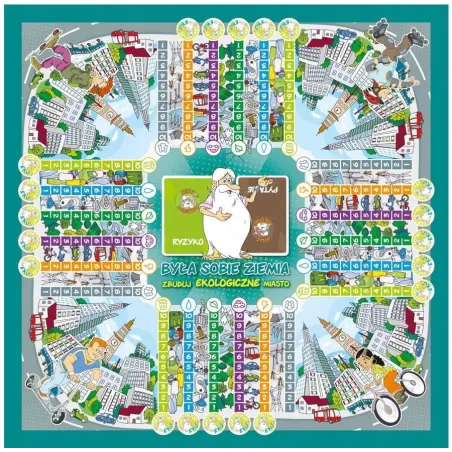 Była Sobie Ziemia Zbuduj Ekologiczne Miasto Gra Planszowa Trefl 7+