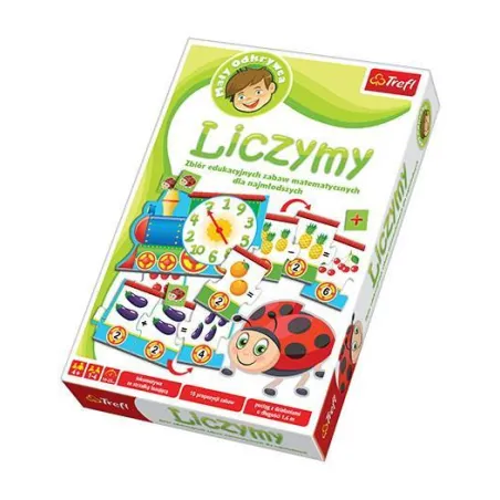 MAŁY ODKRYWCA LICZYMY GRA EDUKACYJNA TREFL 4+