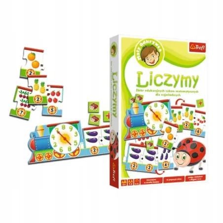 Mały Odkrywca Liczymy Gra Edukacyjna Trefl 4+