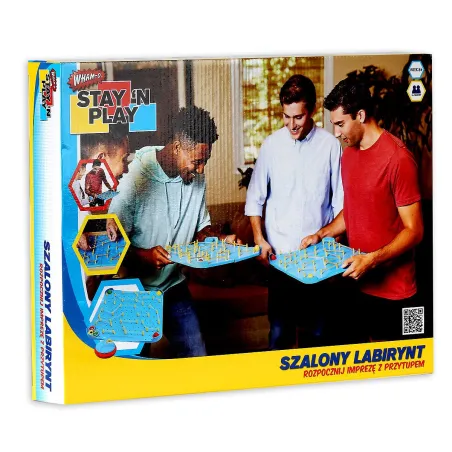 MAZE CRAZE GRA ZRĘCZNOŚCIOWA  LABIRYNT LOGICZNY AMBASSADOR 8+