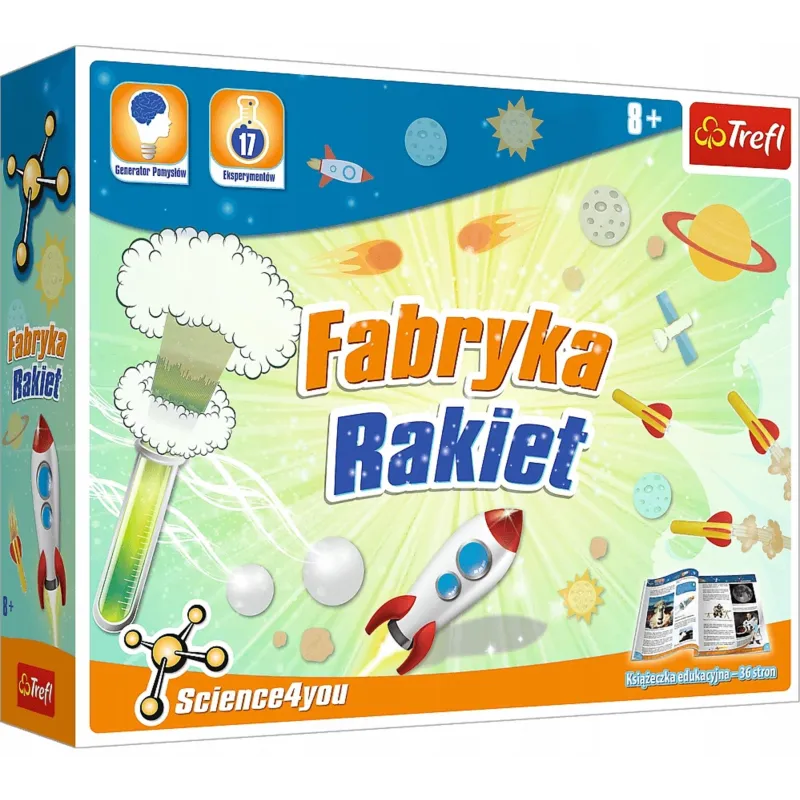 FABRYKA RAKIET SCIENCE4YOU ZESTAW EKSPERYMENTÓW DLA DZIECI TREFL 8+