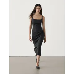 Sukienka Midi Damska Rozmiar S Massimo Dutti