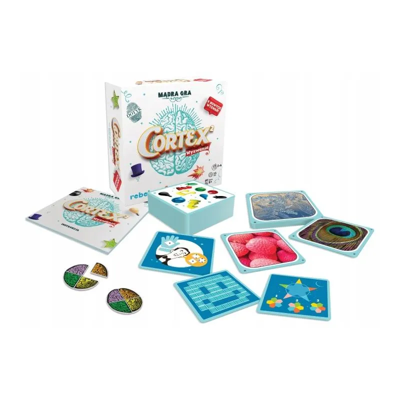 MĄDRA GRA CORTEX 2 WYZWANIA RODZINNA 8+
