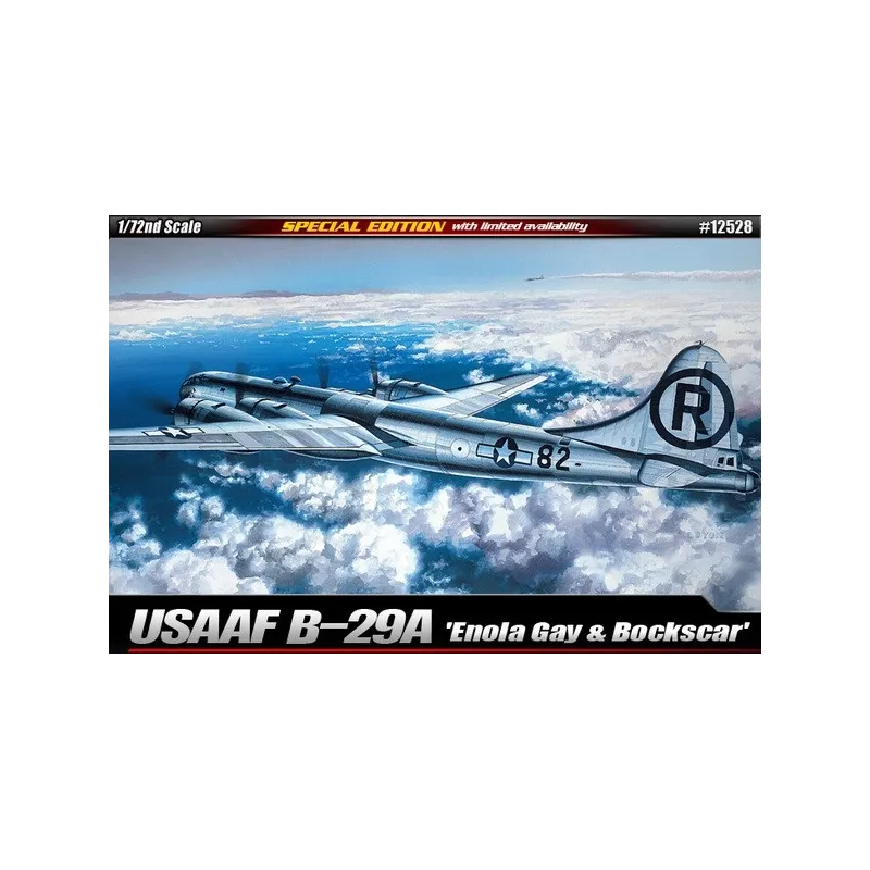 SAMOLOT B-29A ENOLA GAY BOCKSCAR MODEL DO SKLEJANIA ACADEMY 1:72