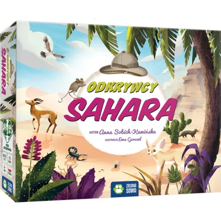 ODKRYWCY SAHARA GRA PLANSZOWA 6+ - Zielona Sowa